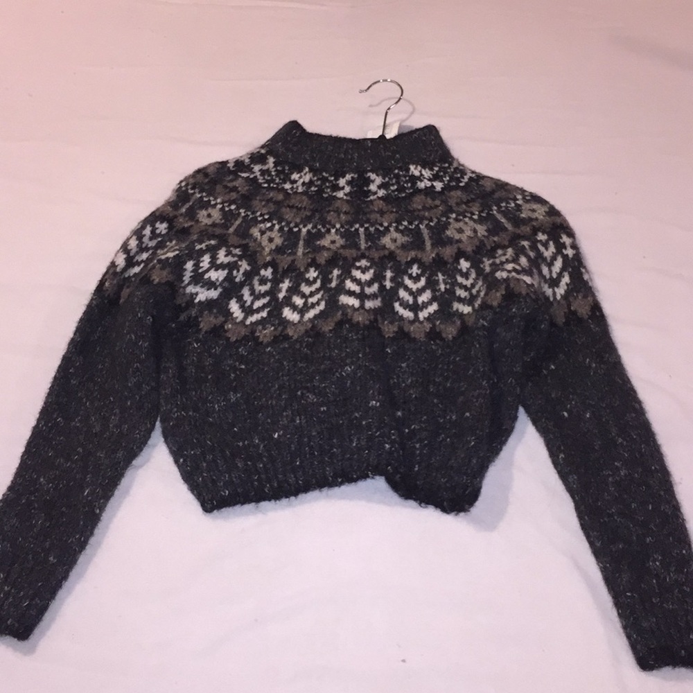 NWT cropped sweater